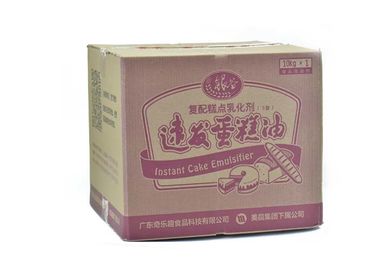 Gebakje van de de Cakeemulgator van de voedselspons het Onmiddellijke om Houdbaarheid wasachtige stevige 10kg/carton te verlengen